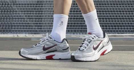 Кроссовки беговые Nike INITIATOR серебряно-красные 394055-001