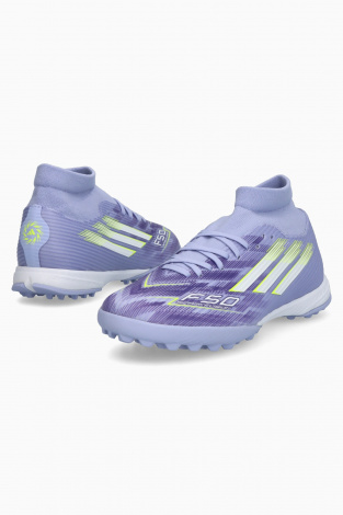 Сороконожки adidas F50 League Mid TF для женщин - Фиолетовый