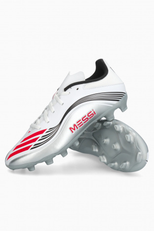 Детские бутсы adidas F50 League Messi MG Junior - Серебряный