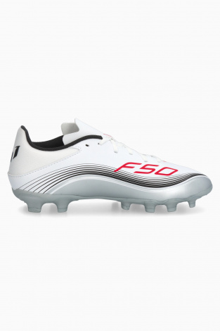 Детские бутсы adidas F50 League Messi MG Junior - Серебряный