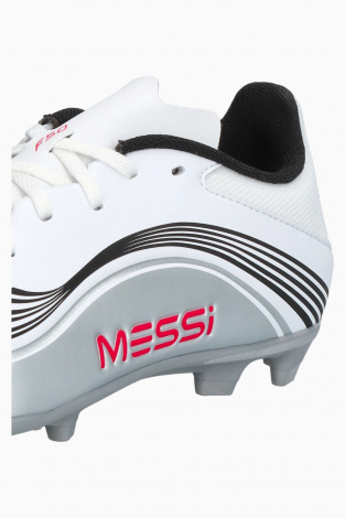 Детские бутсы adidas F50 League Messi FG/MG Junior - Серебряный