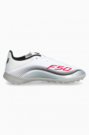 Детские сороконожки adidas F50 League Messi TF Junior - Серебряный