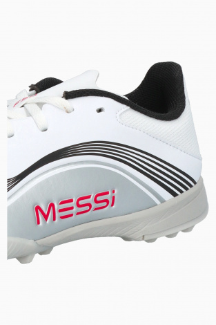 Детские сороконожки adidas F50 League Messi TF Junior - Серебряный