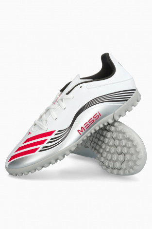 Сороконіжки adidas F50 Club Messi TF - срібло