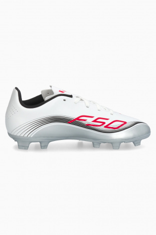 Детские бутсы adidas F50 Club Messi FG/MG Junior - Серебряный