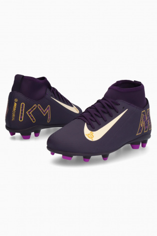 Детские бутсы Nike Mercurial Superfly 10 Club Kylian Mbappé FG/MG Junior - Фиолетовый