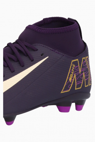Детские бутсы Nike Mercurial Superfly 10 Club Kylian Mbappé FG/MG Junior - Фиолетовый