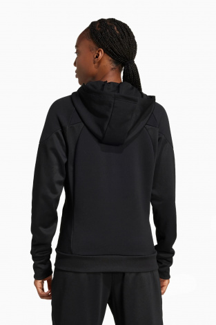 Кофта adidas Tiro 25 Travel FZ для жінок - чорний