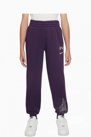 Дитячі штани Nike Kylian Mbappé Club Fleece Junior - фіолетовий