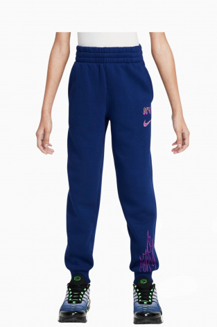 Детские штаны Nike Kylian Mbappé Club Fleece Junior - темно-синий