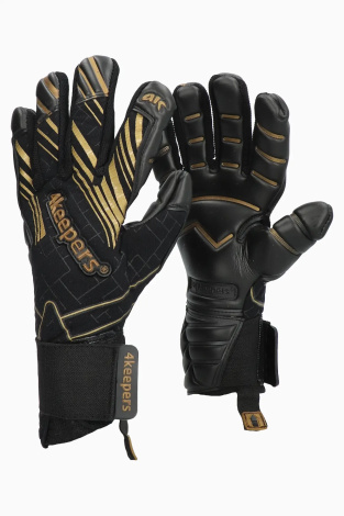 Дитячі воротарські рукавички 4keepers Soft Onyx NC Junior - чорний