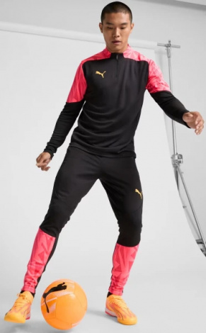 Футбольний м'яч Puma ATTACANTO GRAPHIC помаранчевий