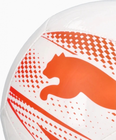 Футбольний м'яч Puma ATTACANTO GRAPHIC біло-помаранчевий