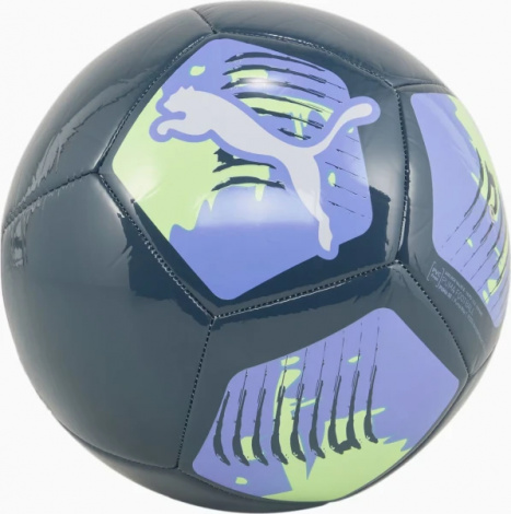 Футбольний м'яч Puma BIG CAT BALL темно-синьо-фіолетово-салатовий