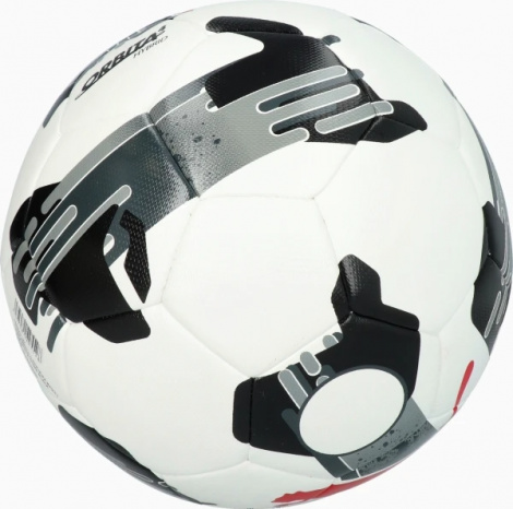 Футбольний м'яч Puma ORBITA 4 HYB (FIFA BASIC) біло-чорно-червоний