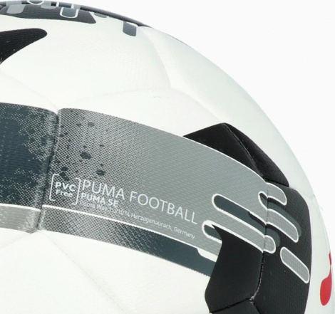 Футбольний м'яч Puma ORBITA 4 HYB (FIFA BASIC) біло-чорно-червоний