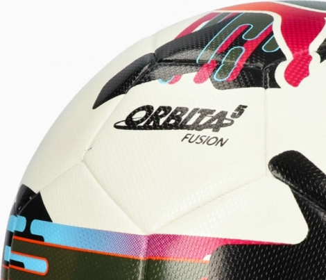 Футбольний м'яч Puma ORBITA 5 FUSION біло-чорно-оливковий