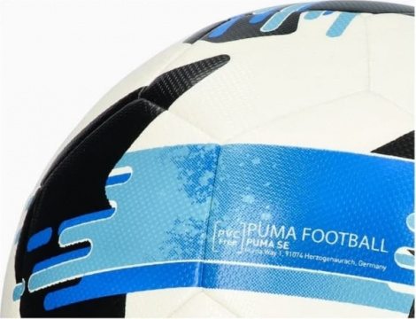 Футбольний м'яч Puma ORBITA 5 FUSION LITE 290 біло-синьо-помаранчевий