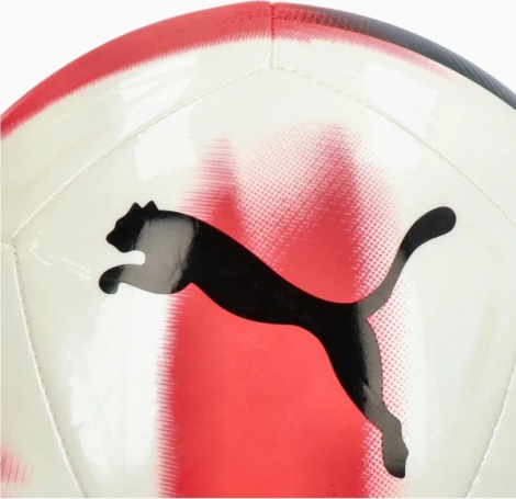 Футбольный мяч Puma CAGE бело-черно-фиолетово-красный