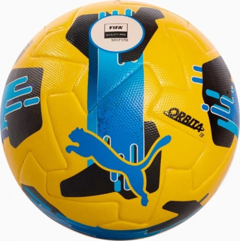 Футбольный мяч Puma ORBITA UPL (FIFA QUALITY PRO) желто-синий