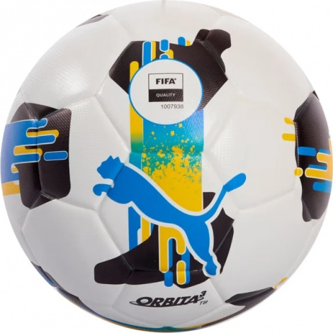Футбольний м'яч Puma ORBITA UPL (FIFA QUALITY) біло-жовто-синій