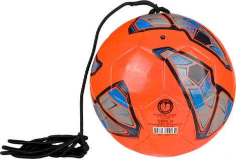 Футбольний м'яч на гумці Select STREET KICKER V25 оранжево-синій