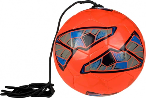 Футбольний м'яч на гумці Select STREET KICKER V25 оранжево-синій