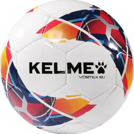 Футбольный мяч Kelme VORTEX 18.1 бело-оранжево-синий