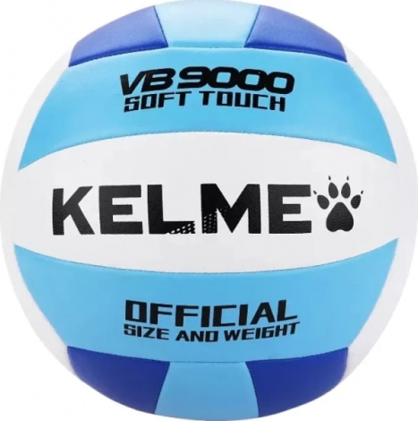 Волейбольний м'яч Kelme біло-синьо-блакитний