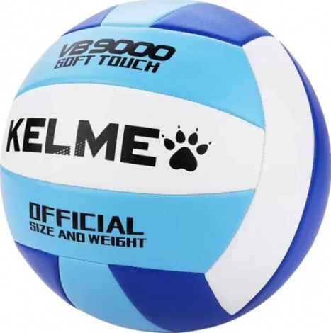 Волейбольний м'яч Kelme біло-синьо-блакитний