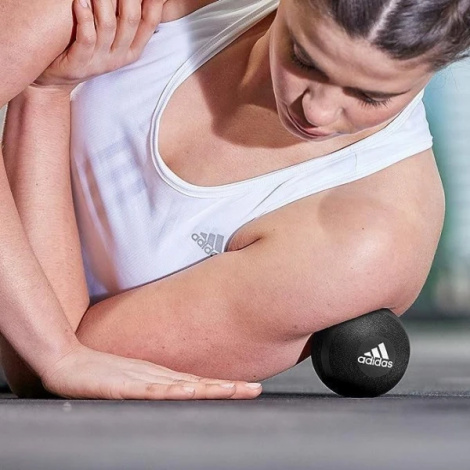 Масажний м'яч Adidas MASSAGE BALL чорний ADTB-11607