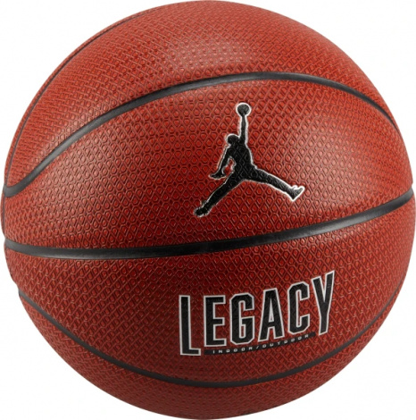 Баскетбольный мяч Nike JORDAN LEGACY 2.0 8P DEFLATED коричневый