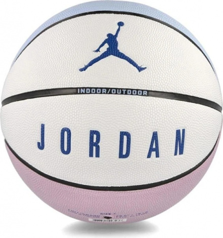 Баскетбольный мяч Nike JORDAN ULTIMATE 2.0 8P DEFLATED бело-голубой