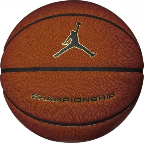 Баскетбольный мяч Nike JORDAN CHAMPIONSHIP 8P DEFLATED коричнево-золотой