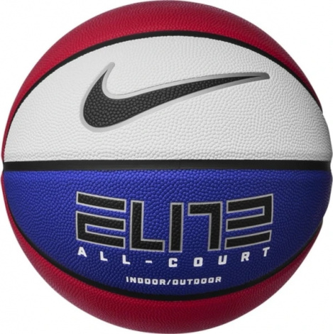 Баскетбольний м'яч Nike ELITE ALL COURT 8P 2.0 DEFLATED синьо-червоно-білий