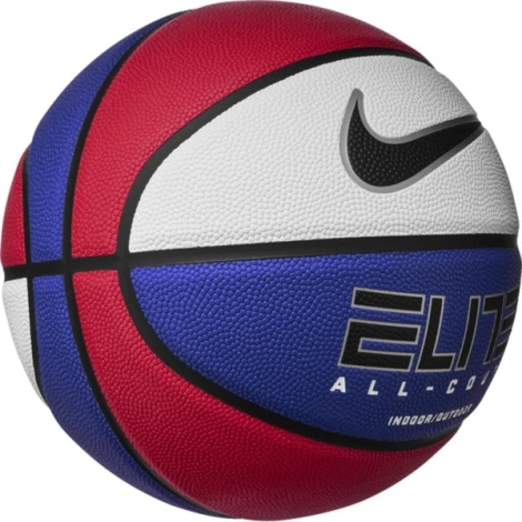 Баскетбольний м'яч Nike ELITE ALL COURT 8P 2.0 DEFLATED синьо-червоно-білий
