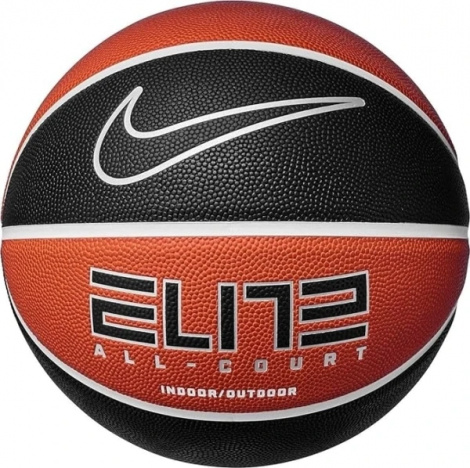 Баскетбольный мяч Nike ELITE ALL COURT 8P 2.0 DEFLATED оранжево-черный