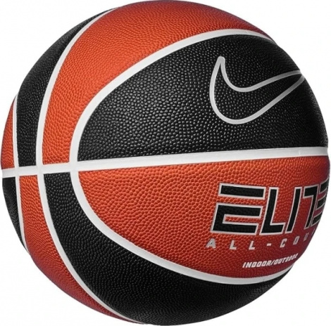 Баскетбольный мяч Nike ELITE ALL COURT 8P 2.0 DEFLATED оранжево-черный