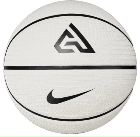 Баскетбольный мяч Nike PLAYGROUND 8P 2.0 G ANTETOKOUNMPO DEFLATED PALE белый