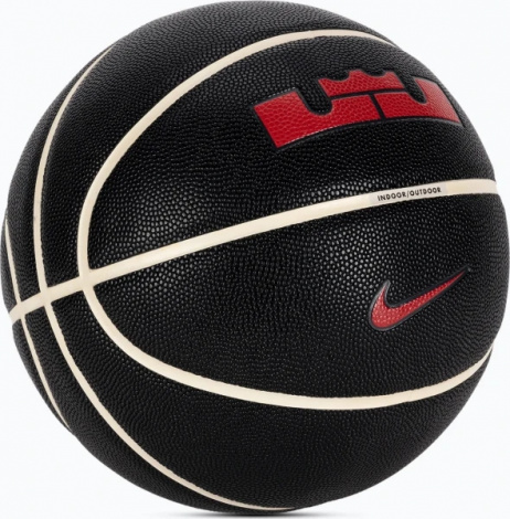 Баскетбольний м'яч Nike ALL COURT 2.0 8P L JAMES DEFLATED чорно-червоний