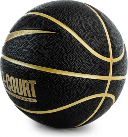 Баскетбольный мяч Nike EVERYDAY ALL COURT 8P черно-золотой