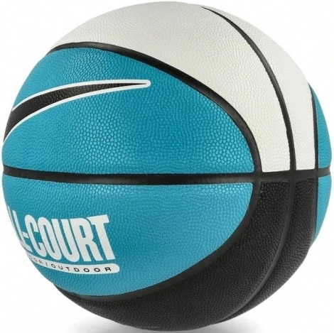 Баскетбольный мяч Nike EVERYDAY ALL COURT 8P DEFLATED бирюзово-черно-белый