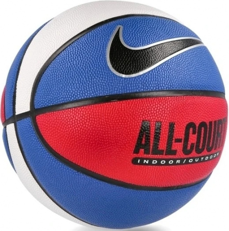 Баскетбольный мяч Nike EVERYDAY ALL COURT 8P DEFLATED сине-бело-красный