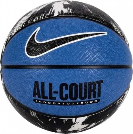 Баскетбольний м'яч Nike EVERYDAY ALL COURT 8P GRAPHIC DEFLATED синьо-чорно-білий