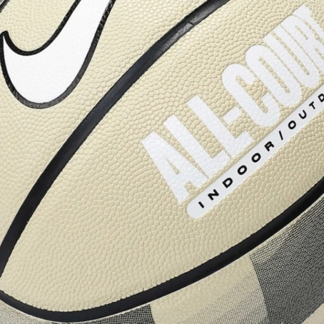 Баскетбольный мяч Nike EVERYDAY ALL COURT 8P GRAPHIC DEFLATED бежево-черный