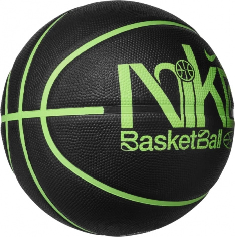 Баскетбольний м'яч Nike EVERYDAY PLAYGROUND 8P GRAPHIC DEFLATED чорно-салатовий