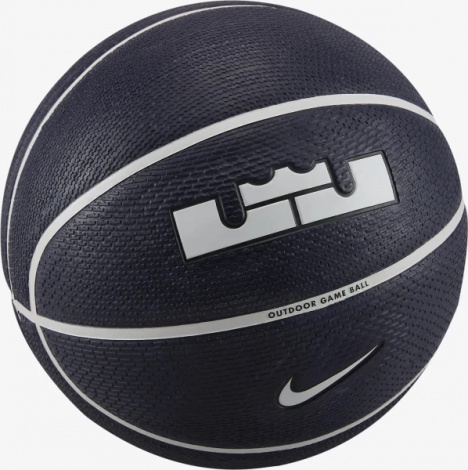 Баскетбольный мяч Nike PLAYGROUND 2.0 8P L JAMES DEFLATED антрацитовый