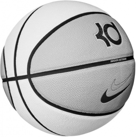 Баскетбольний м'яч Nike ALL COURT 8P K DURANT DEFLATED біло-сірий