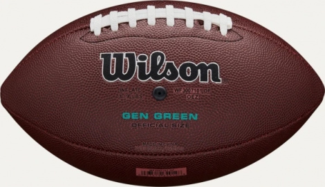 Мяч для американского футбола Wilson NFL STRIDE PRO ECO OF темно-коричневый