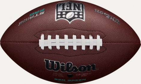 Мяч для американского футбола Wilson NFL STRIDE PRO ECO OF темно-коричневый